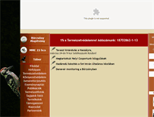 Tablet Screenshot of borzsony.org